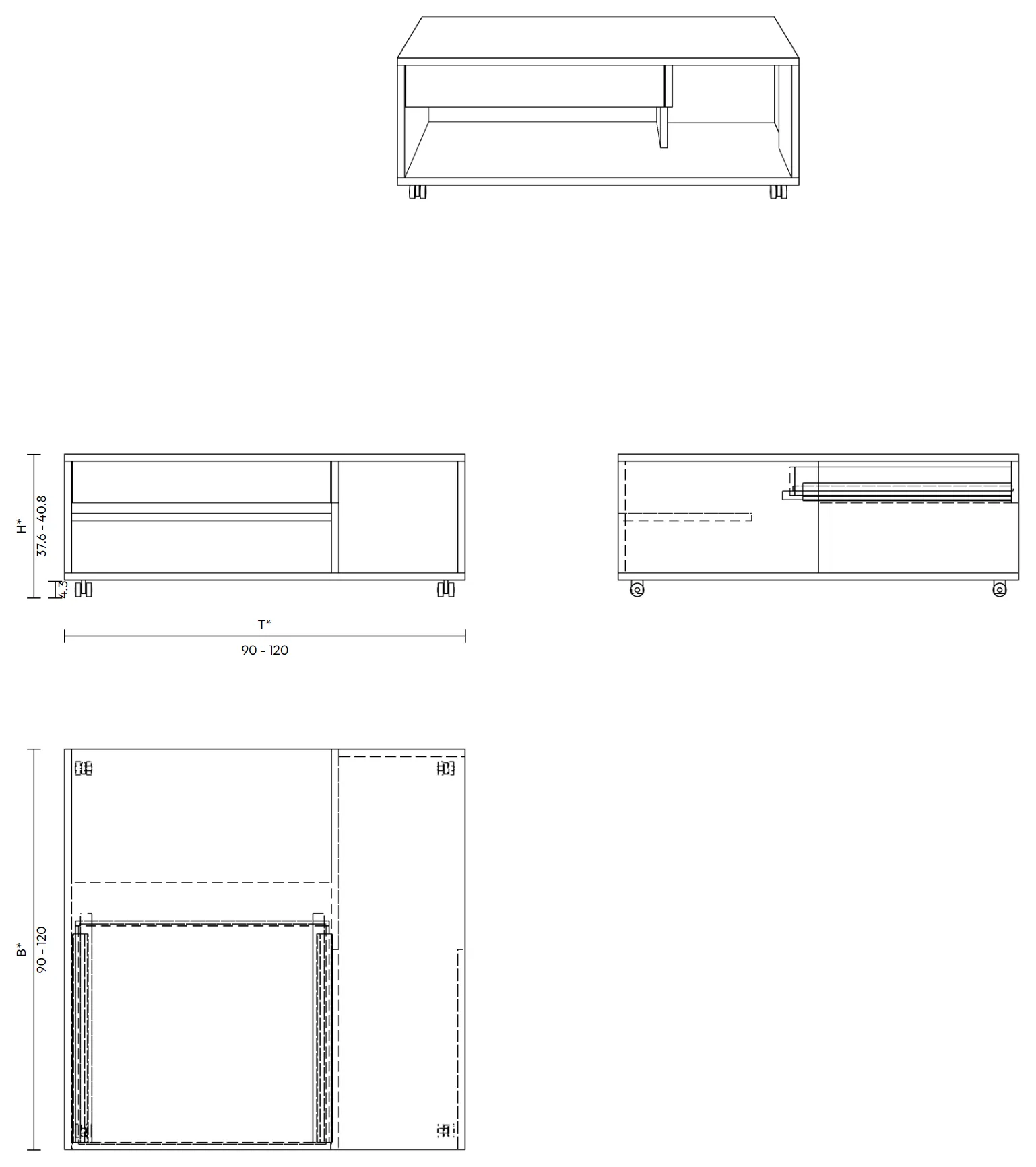 loft, technische Zeichnung