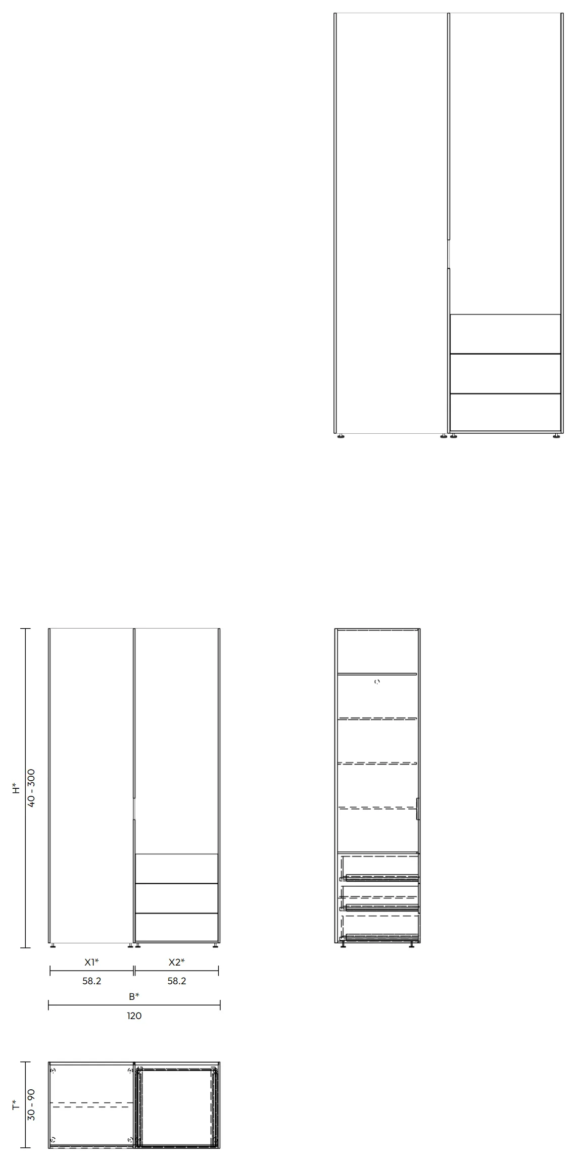 metrum 4, technische Zeichnung