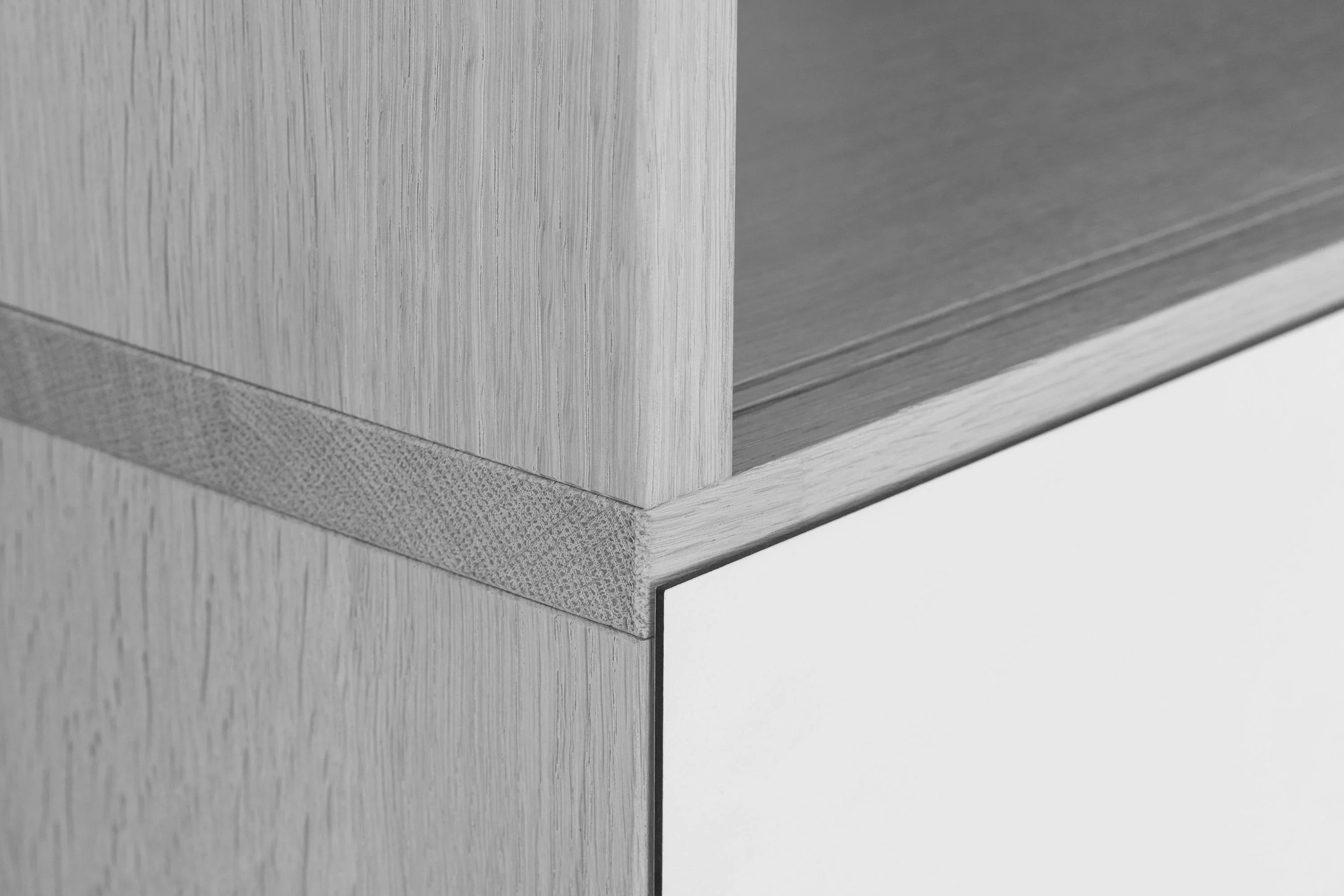 Close-up of a case corner